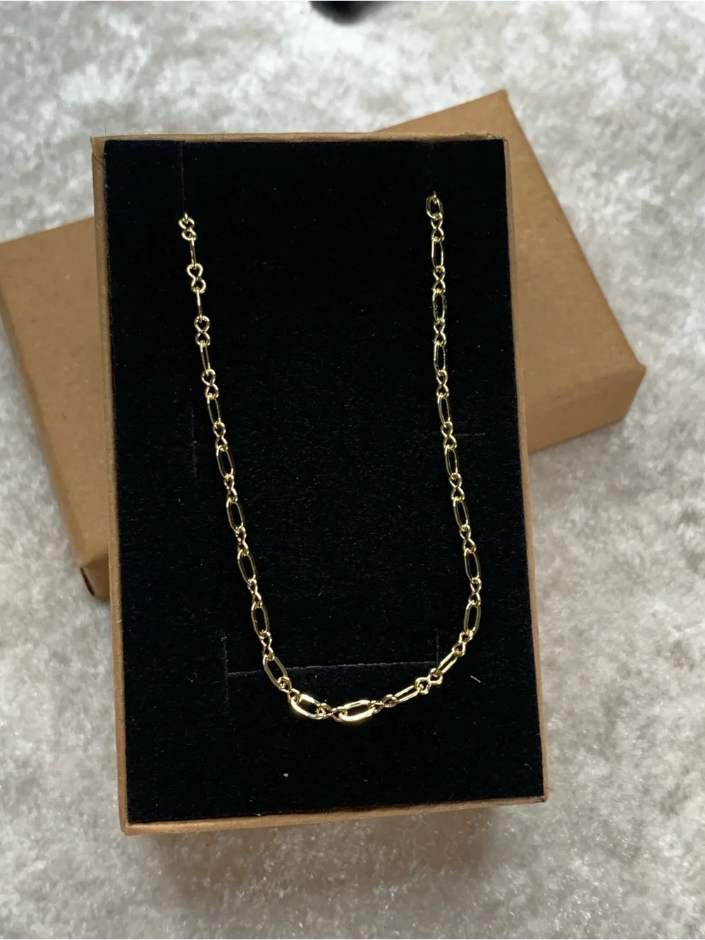 ✨2 for $30 NWOT 18K Gold layered/bonded 2mm Infinity Cuban Link Chain 16